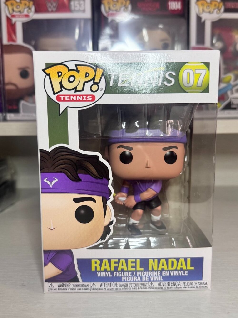 Rafael Nadal #07 Funko POP Tennis Legends Vinyl Figure Vaulted Rare